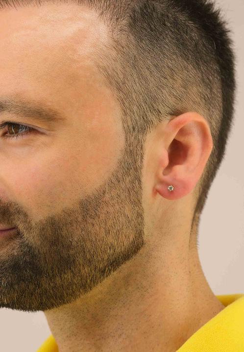 Image du produit Muau Boucles d'oreilles monture 6 poignées (Or jaune 750/18K)