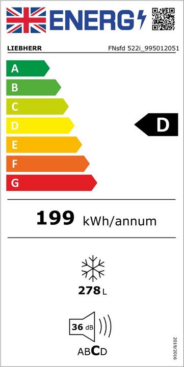 Energy Label Liebherr FNsfd 522i (Stand-alone)
