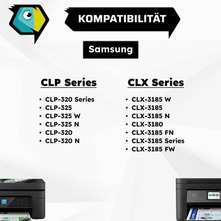 Image du produit Inkadoo Toner Compatible pour Samsung CLT-P4072C/ELS / P4072C CLX-3180 3185 FW 3185 CLP-325 (CF)