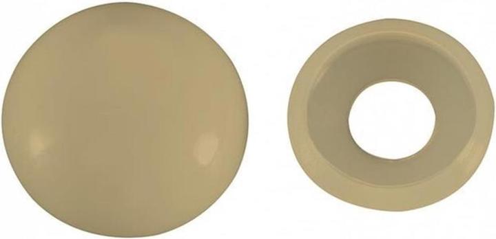 Produktbild FTM Abdeckkappen 2-teilig, Beige, 15 x 5 mm, 8 Stück