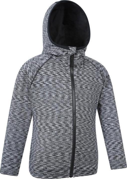 Immagine prodotto Mountain Warehouse Marathon Felpa con Cappuccio e Zip Intera Strisce Bambini (128)