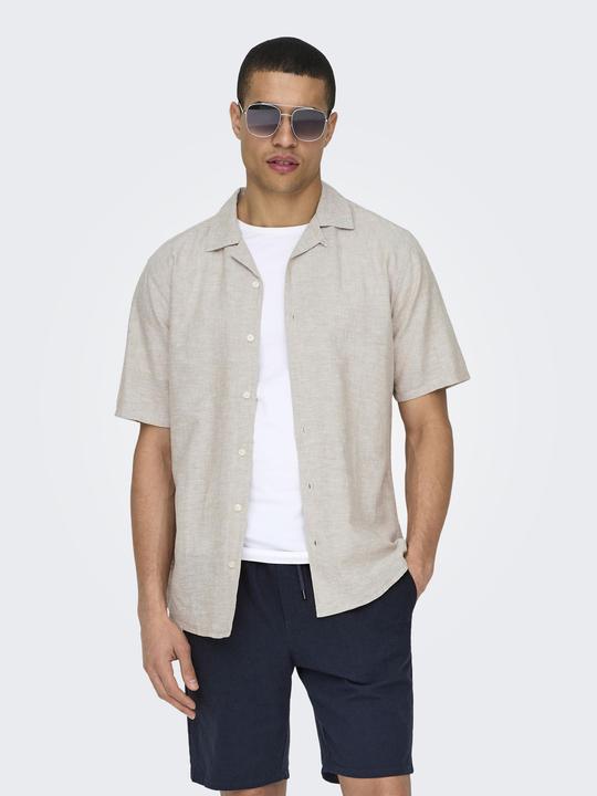 Immagine prodotto Only & Sons Camicia a maniche corte a tinta unita (XXL)