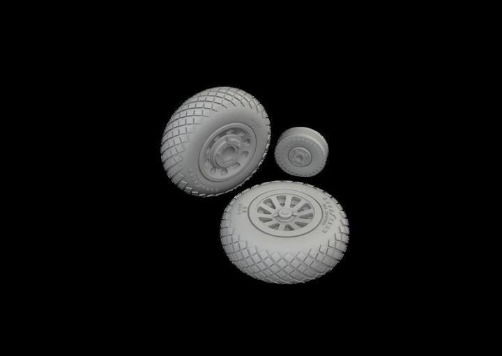 Produktbild Eduard P-51D wheels diamond tread