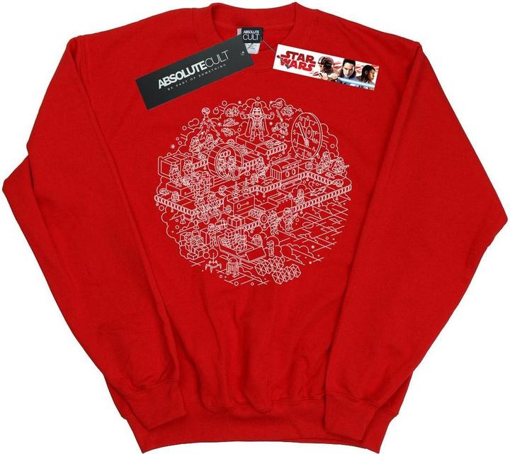 Star Wars Christmas Death Star Sweatshirt Mädchen