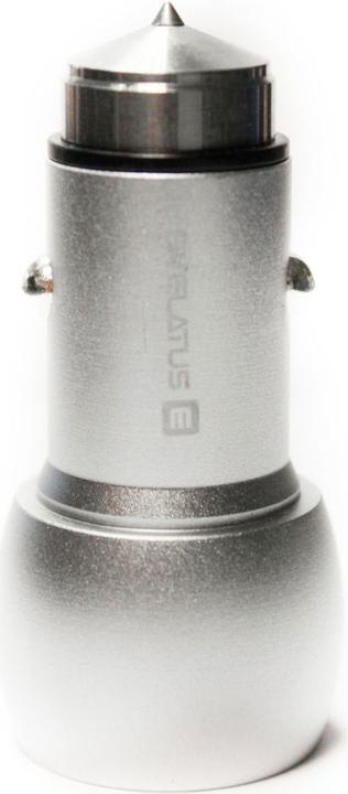 Produktbild Evelatus Car Charger ECC01 2USB port 3.1A with stainless steel escape tool