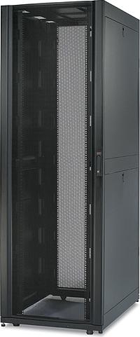 Actual product image APC NetShelter SX 48U 600mm Wide x 1070mm Deep Enclosure Without Sides Without Doors Black (48 RU, 19 inch rack)