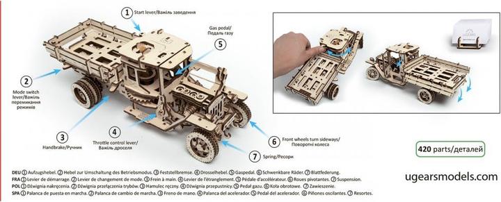 Actual product image Ugears Trucks UGM-11