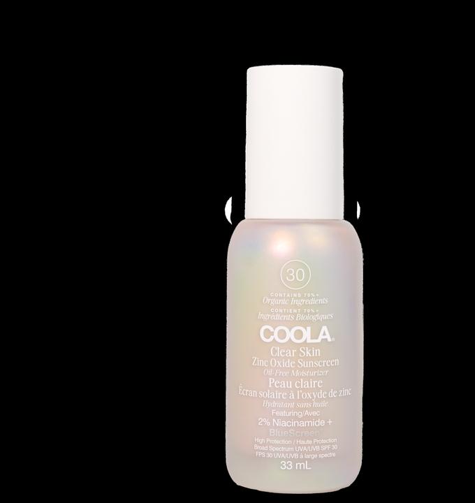 Actual product image Coola Suncare Clear Skin Zinc Oxide Sunscreen (Suntan cream, SPF 30, 33 ml)
