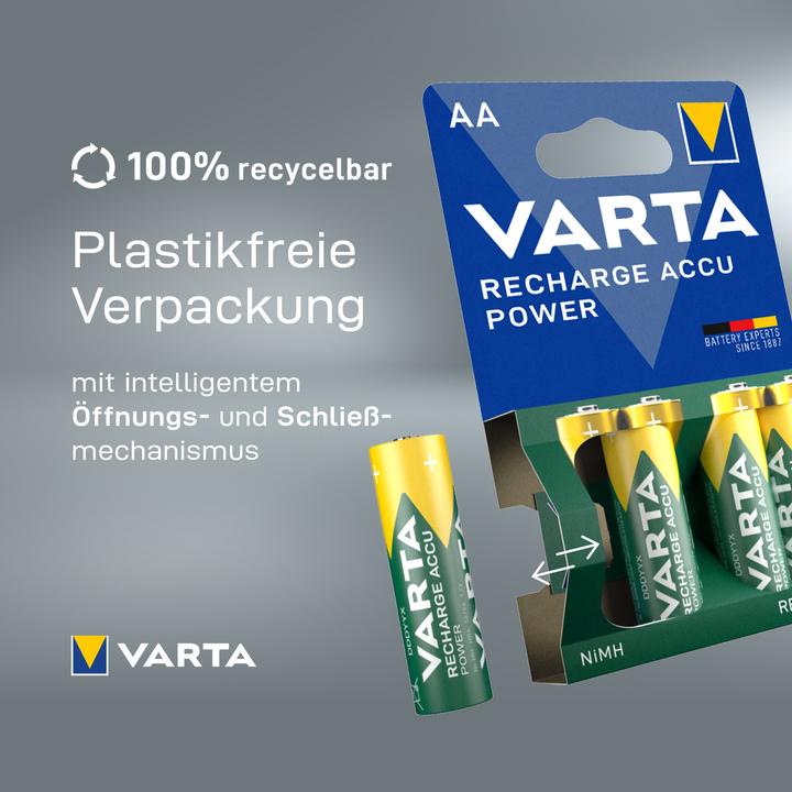 Image du produit Varta Recharger Accu Power (4 pcs, AAA, 800 mAh)