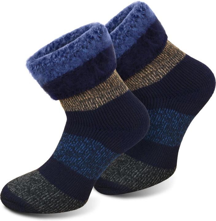 Blau-Block gestreift