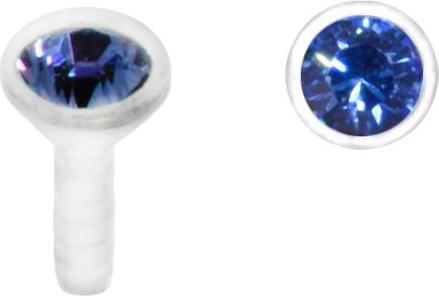 Actual product image Bijouteria internal piercing (Bioplastic, Crystal)