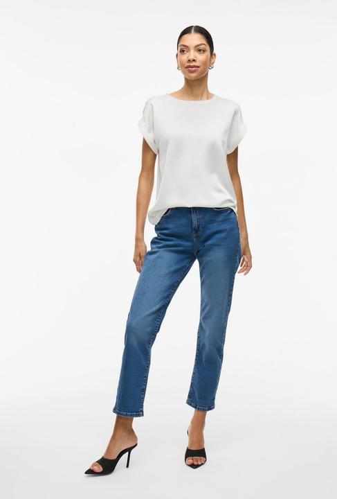 Actual product image Vila Shiny top with short sleeves (36)