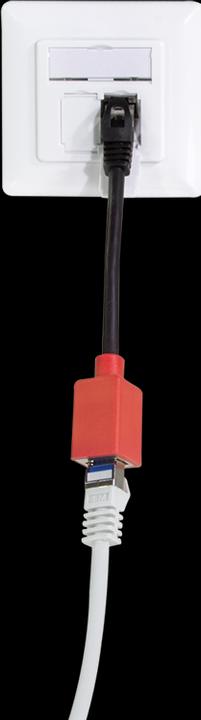Immagine prodotto LogiLink Adattatore di protezione del dispositivo per connessioni RJ45 (adattatore a strappo) (SFTP, CAT6a, 0.20 m)