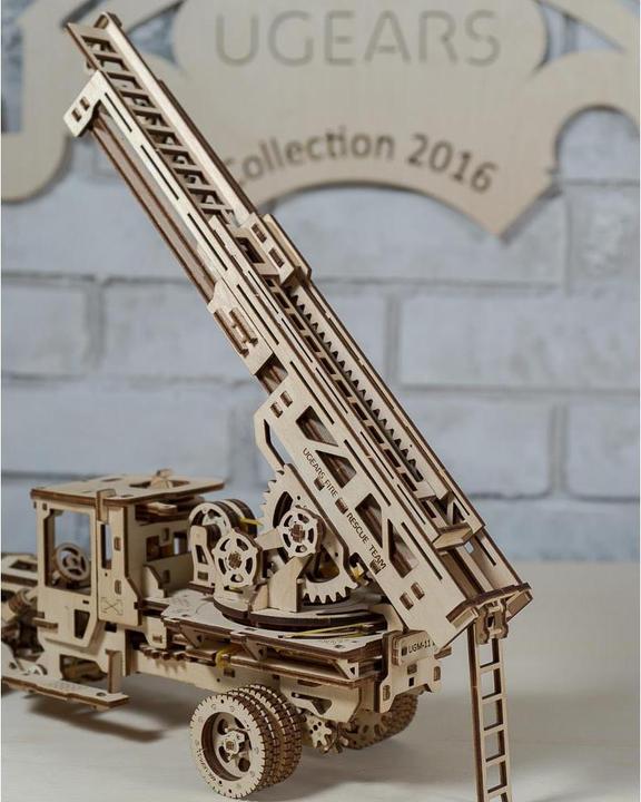 Actual product image Ugears Fire engine