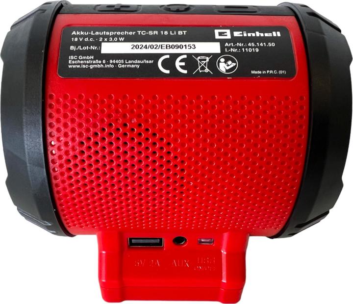 Produktbild Einhell TC-SR 18 Li BT Solo (43 h, Akkubetrieb)