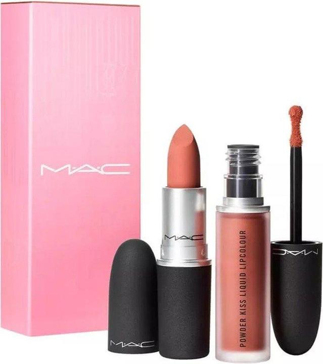 MAC Cosmetics Powder Kiss Lip Set - Like Daughter