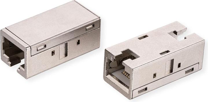 Actual product image Roline RJ-45 coupling shielded, Cat.6A (Class EA)