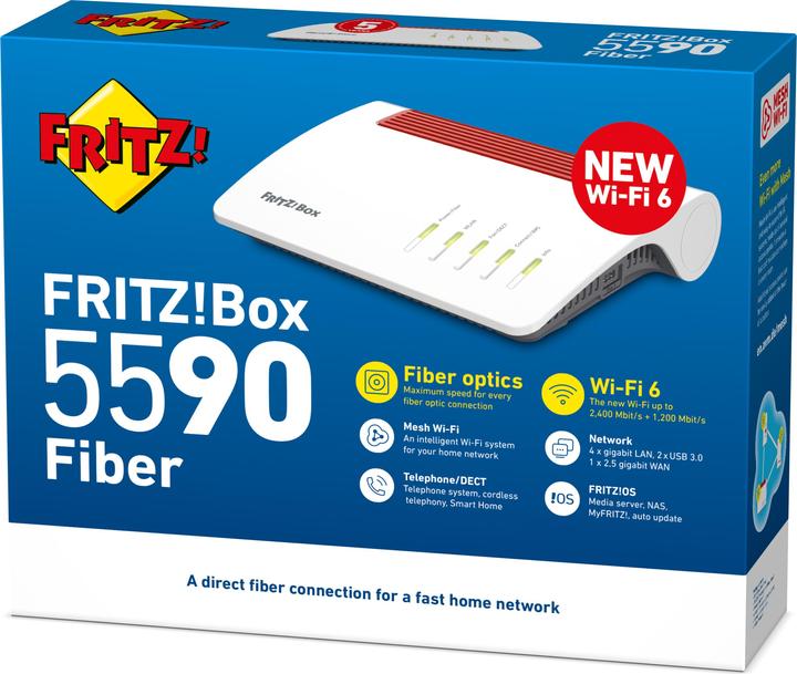 Actual product image AVM FRITZ!Box 5590 Fiber XGS-PON