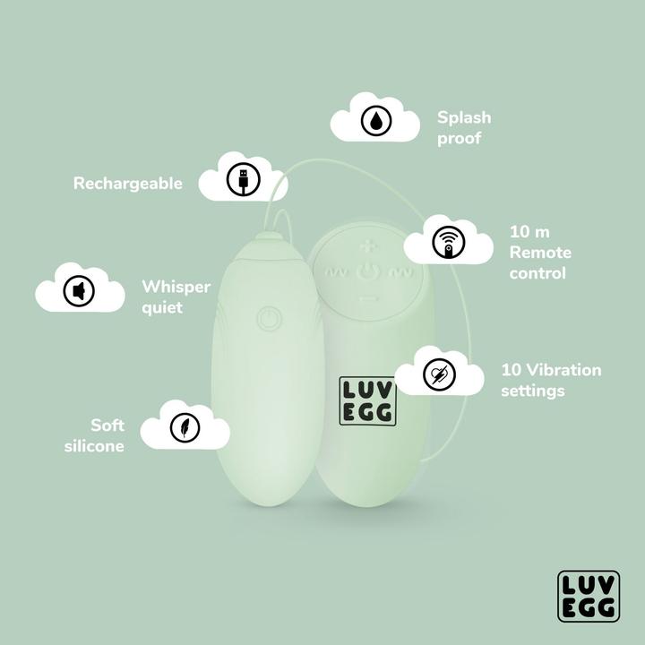 Actual product image Luv Egg Vibrationsei -Grün