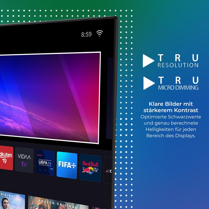 Actual product image Toshiba 43UV2363DG Fernseher 109,2 cm (43) 4K Ultra HD Smart-TV WLAN Schwarz 250 cd/m² (43", LED, 4K)