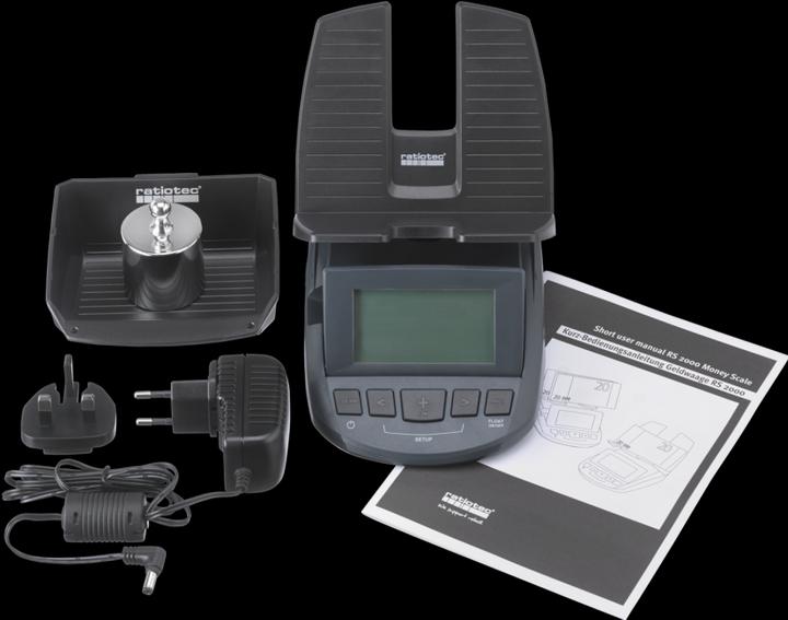 Actual product image ratiotec Money Scale RS 2000 (Made in Germany) (Bank note counter, Coin counter)