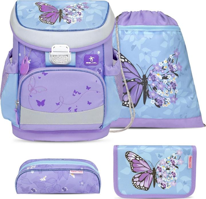 Immagine prodotto Belmil MINI FIT Schulrucksack-Set Butterfly (17 l)