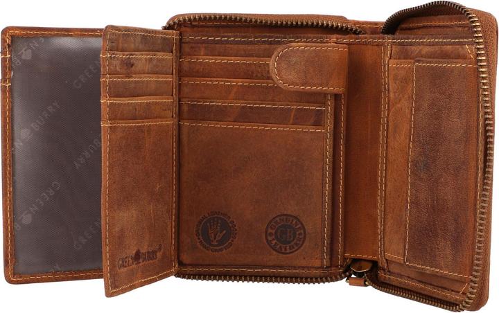 Actual product image Greenburry Vintage star sign wallet leather 10 cm