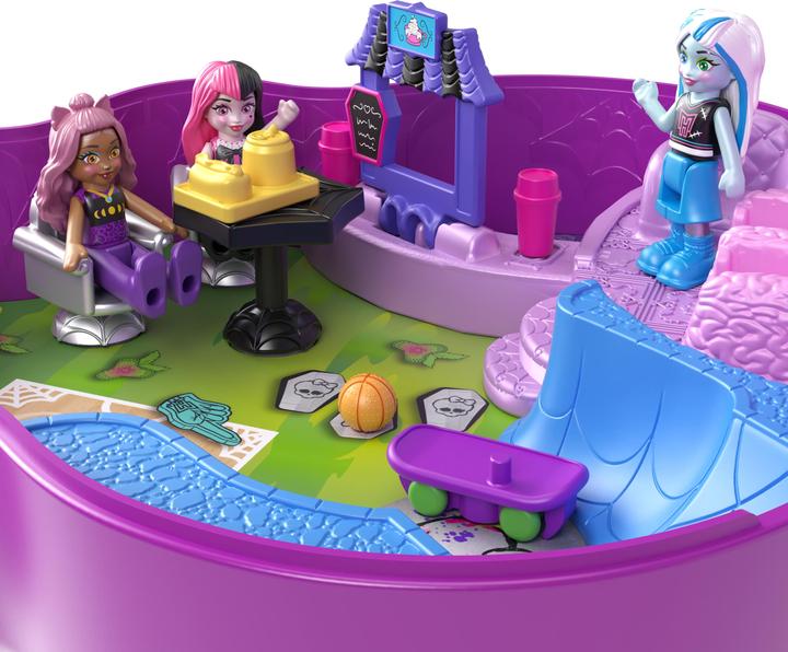 Actual product image Polly Pocket POP Monster High box