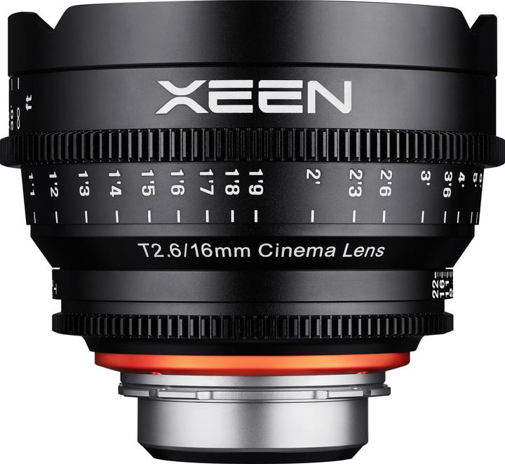 Samyang XEEN 16mm T2.6 FF Cine Canon (Canon EF, APS-C / DX, Vollformat, Micro Four Thirds)