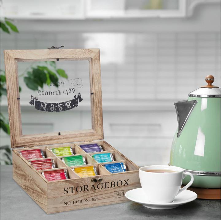 Actual product image Relaxdays Tea box