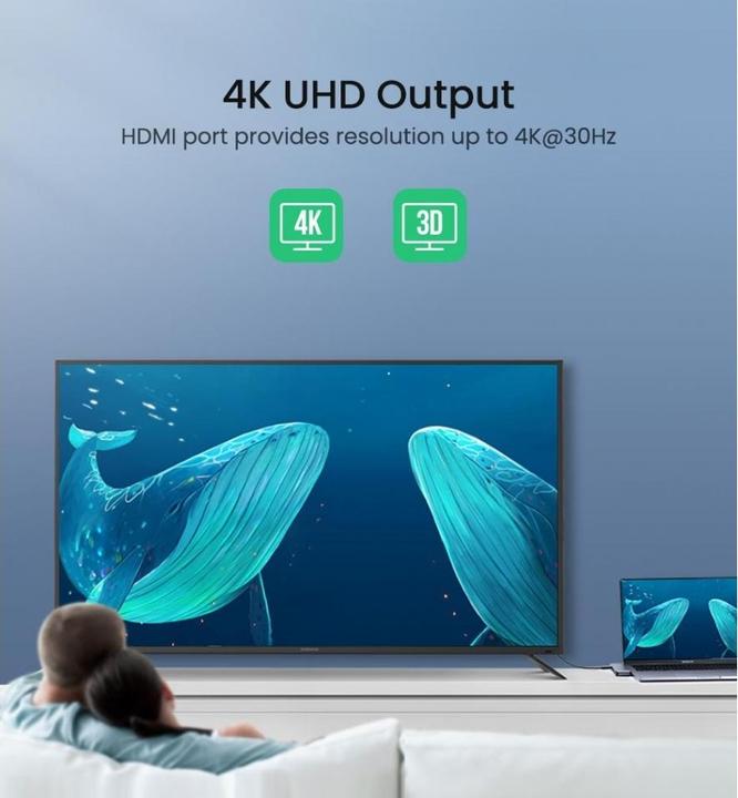 Image du produit Ugreen 5 in 2 -C Hub (USB-C, 5 Ports)