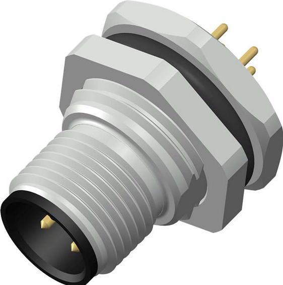 Produktbild Rs Pro M12 Rundsteckverbinder Stecker zur Tafelmontage, 4-polig 4A IP67