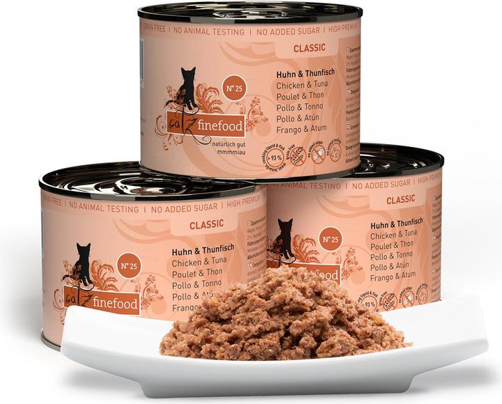 Actual product image Catz Finefood No.25 Chicken & Tuna (Adult, 1 pcs., 200 g)