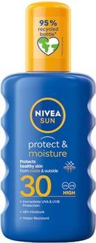 NIVEA Sun Protect & Moisture Moisturizing Sun Spray Lotion Spf30 200Ml (Sonnenspray, SPF 30, 200 ml)