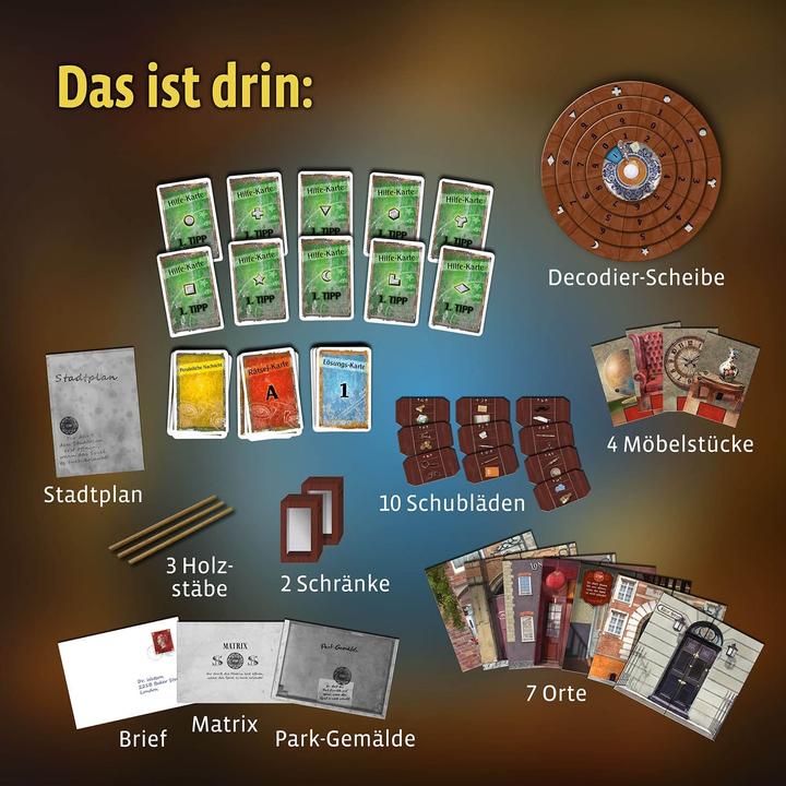 Produktbild Kosmos EXIT - Das Spiel - Das Verschwinden des Sherlock Holmes (Fortgeschrittene) (Englisch)