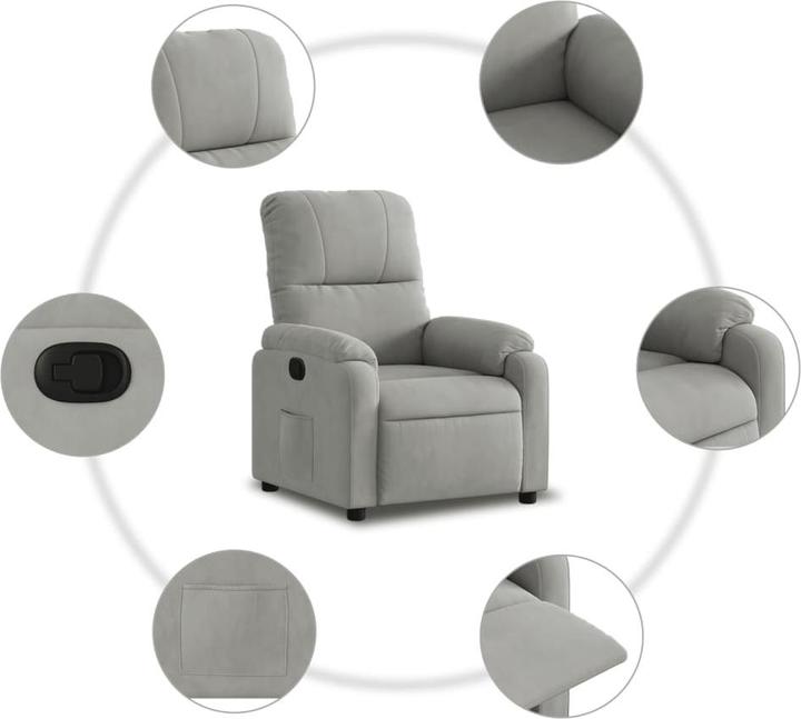 Immagine prodotto VidaXL Tessuto in microfibra per poltrone reclinabili