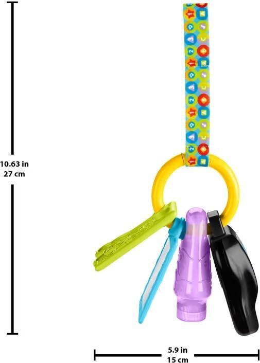 Produktbild Mattel Pädagogische ABC-Schlüssel 123 HXF51 (Ungarisch, Tschechisch, Polnisch, Slowakisch, Englisch)