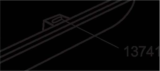 Actual product image Thule Lock case for 855 lock
