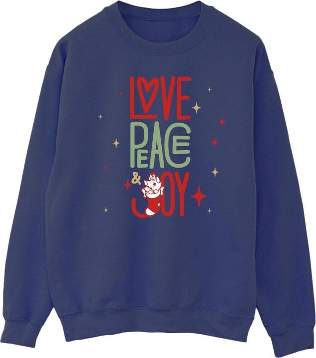 Disney The Aristocats Marie Love Peace Joy Sweatshirt (M)