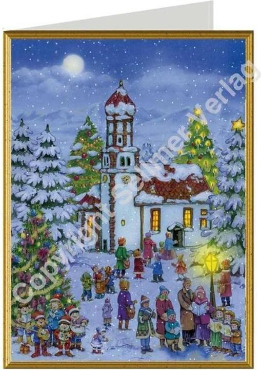 Produktbild Sellmer 99144 - Weihnachtskarte Weihnachtsgrusskarte