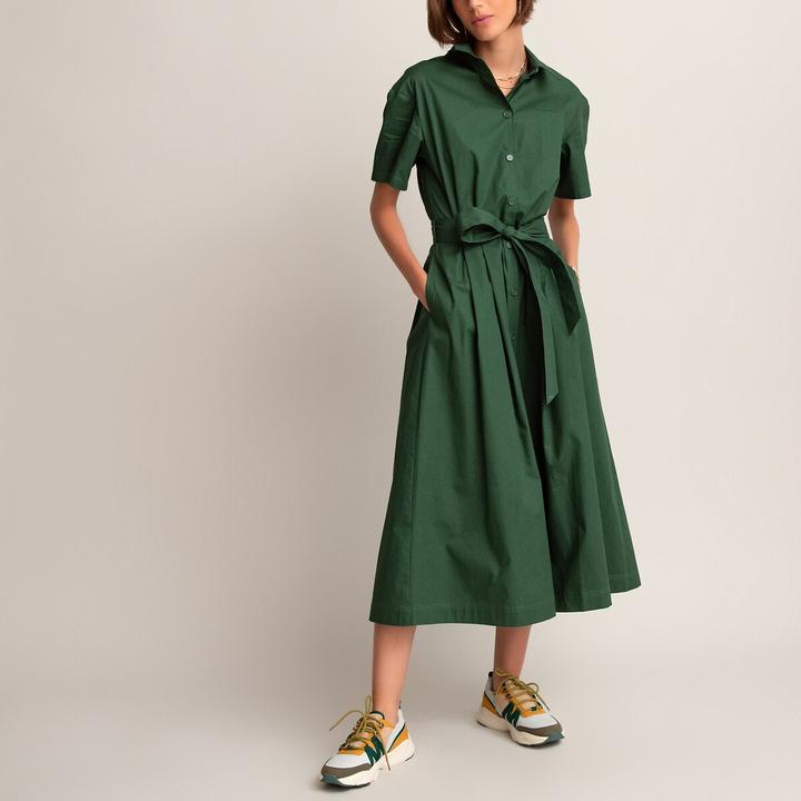 Produktbild La Redoute Collections Blusenkleid mit Bindegürtel (40)