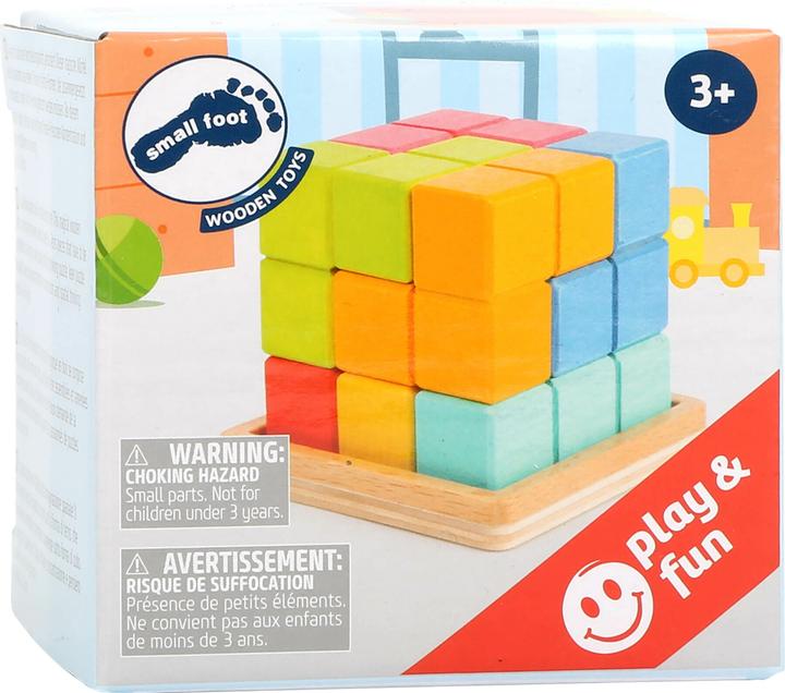 Produktbild small foot 3D Puzzle Würfel geometrische Formen (Deutsch)