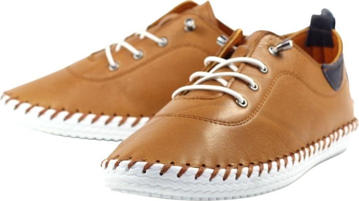 Produktbild Lunar Leinenschuhe St Ives Leder (40)