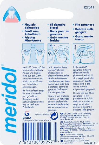 Actual product image Meridol Fil Dentaire Élargi (40 m)