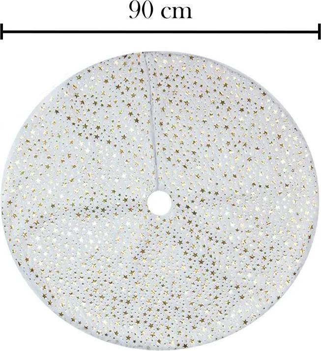 Image du produit Hermex jupe de sapin de Noël couverture de sapin tapis de jupe de sapin (1 -pièce)