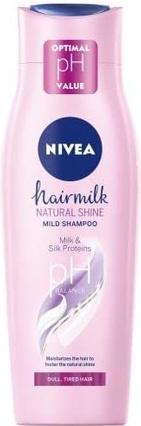 NIVEA Hairmilk Natural Shine (250 ml, Flüssiges Shampoo)
