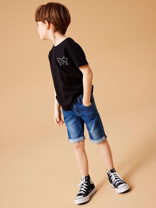 Actual product image Name it THEO Slim Fit Jean Shorts (146)