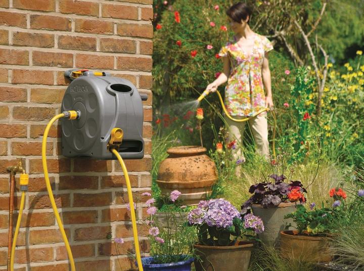 Produktbild Hozelock Kompakte 2-in-1-Schlauchtrommel (25 m)