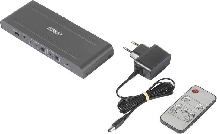 Actual product image SpeaKa Professional SP-HDA-300 2+1 Port HDMI Switch ARC (Audio Return Channel) 3