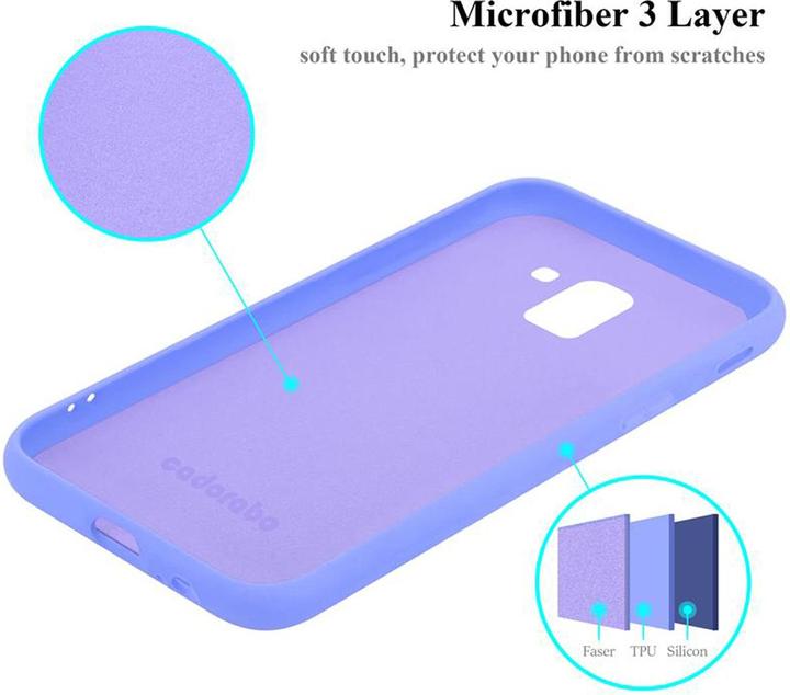 Productafbeelding Cadorabo TPU Liquid Silicone Case Cover (Samsung Galaxy J6 (2018))